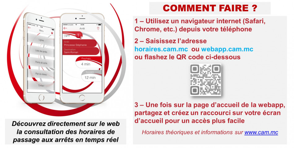 L'application en version web