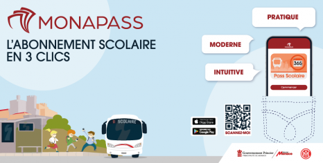 PASS SCOLAIRE AVEC MONAPASS