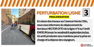 PERTURBATION TERMINUS LIGNE 3